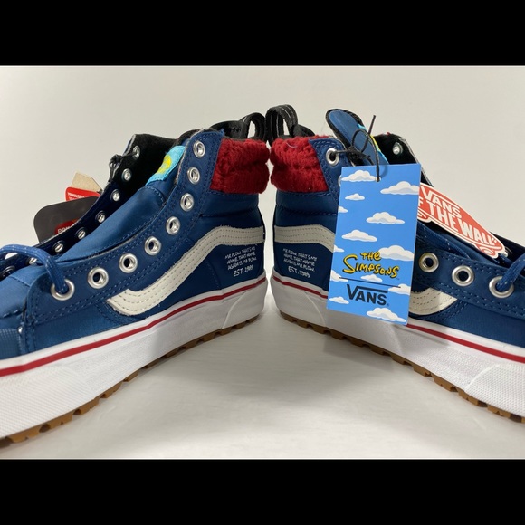 RARE* Vans x The Simpsons Sk8-Hi MTE 2.0 Mr. Plow Shoes - Picture 4 of 10
